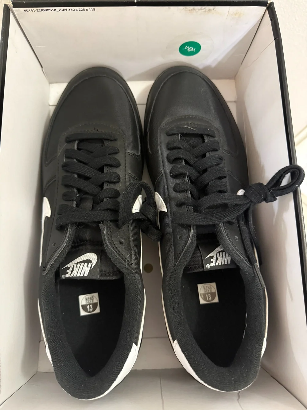 Nike Field General 82 SP Black White Sneakers Mens Size 13